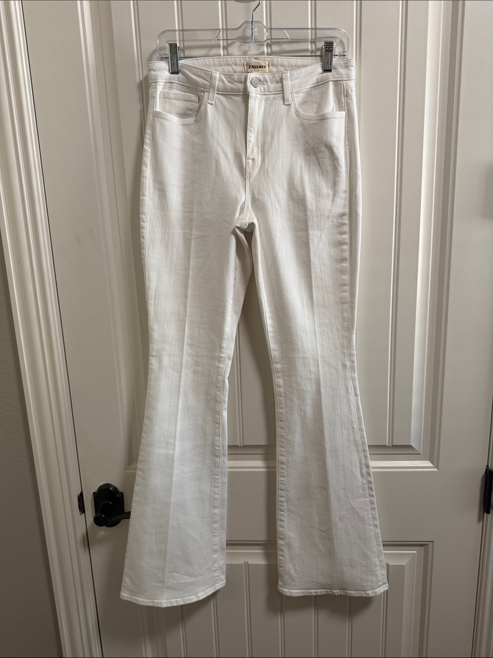 L'AGENCE White Flared Jeans